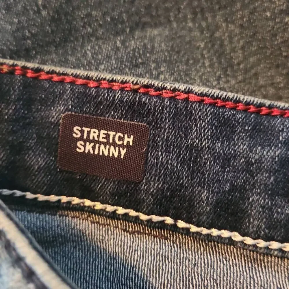 Tommy Hilfiger Girls Size 8 Blue Stretch Skinny Denim Jeans